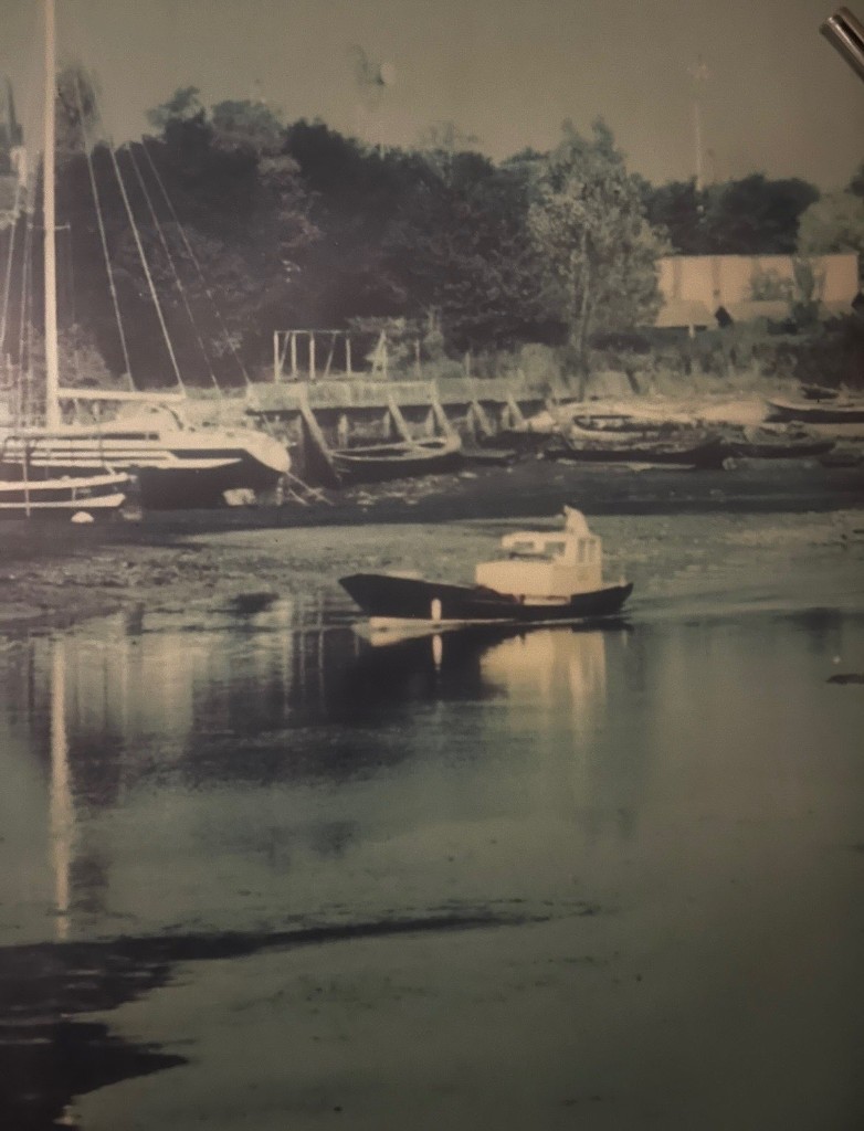 Archive : le bateau Yoyette sur le port de La Teste-de-Buch, bassin d'Arcachon.